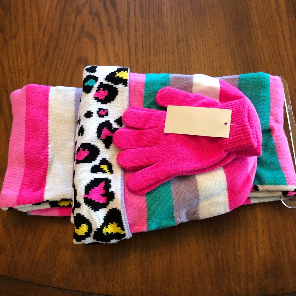 Girls Hat & Scarf Set